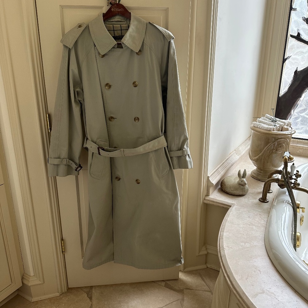 BROOKS BROTHERS 40L TRENCH/RAINCOAT-NWOT